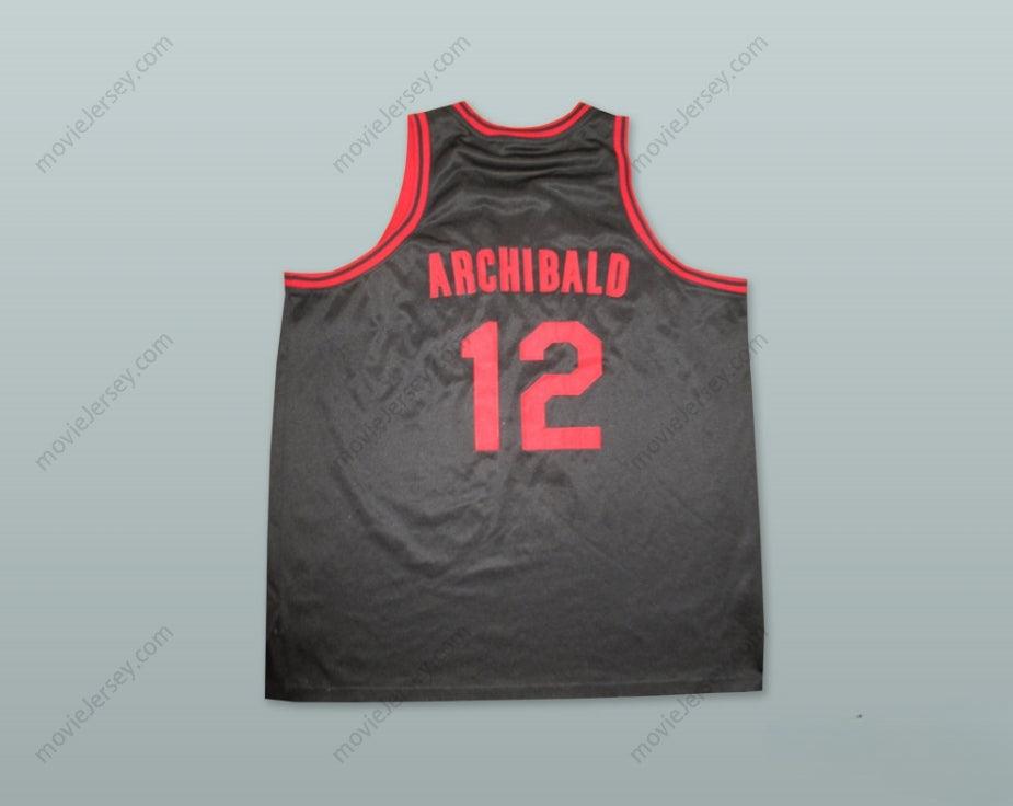 CUSTOM ANY Name Number TINY ARCHIBALD 12 CLINTON HIGH SCHOOL BASKETBALL JERSEY Top Stitched S-6XL