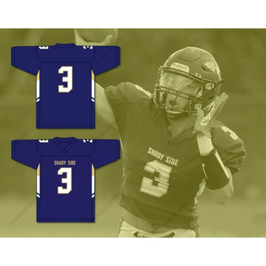 CUSTOM ANY Name Number SKYY MOORE 3 SHADY SIDE ACADEMY BULLDOGS Football Jersey Top Stitched S-6XL