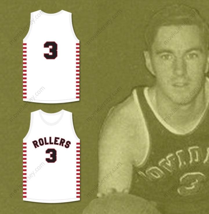 CUSTOM ANY Name Number ERNIE CALVERLEY 3 PROVIDENCE STEAMROLLERS WHITE BASKETBALL JERSEY 1 Top Stitched S-6XL