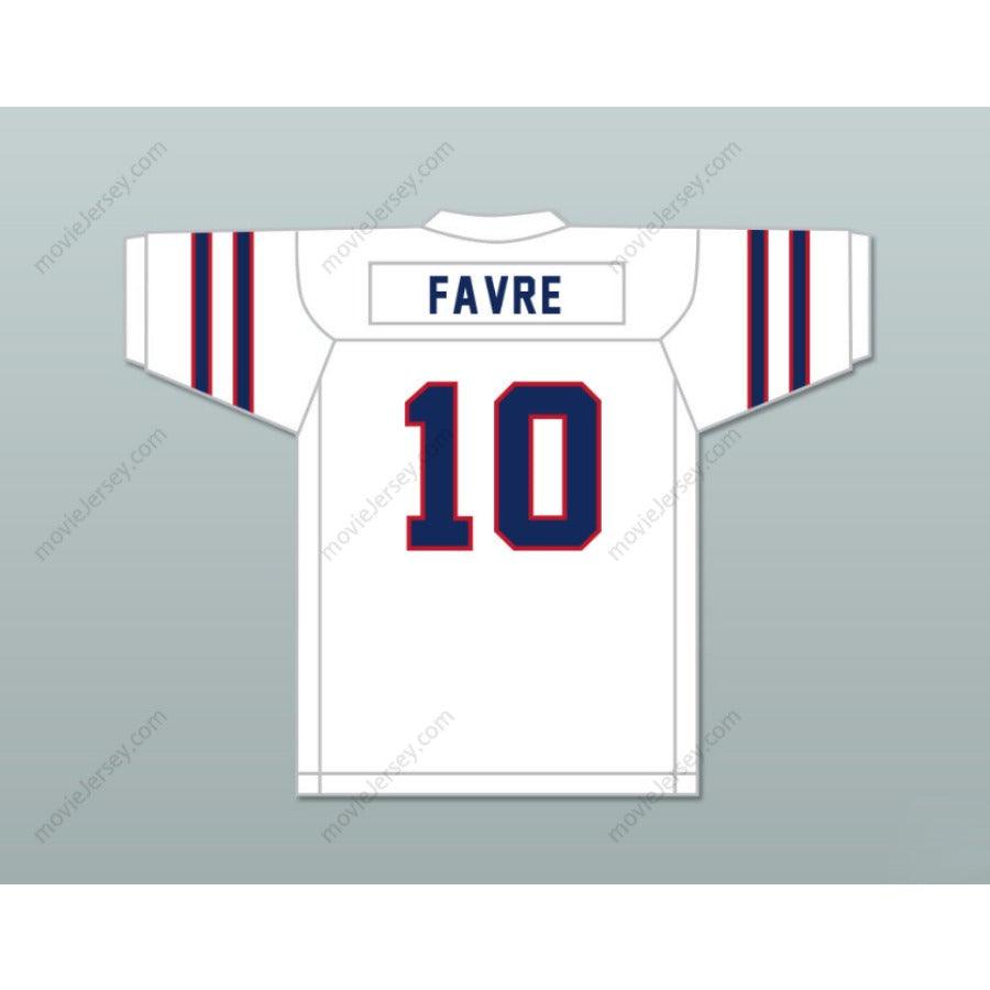 CUSTOM HAWKS BRETT FAVRE 10 HANCOCK NORTH CENTRAL HIGH SCHOOL FOOTBALL JERSEY