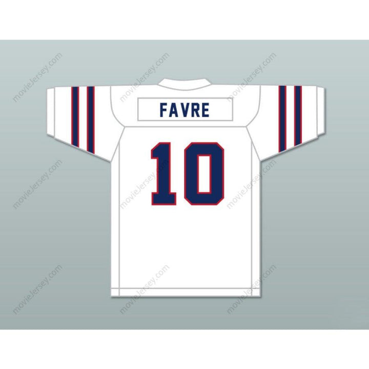 CUSTOM HAWKS BRETT FAVRE 10 HANCOCK NORTH CENTRAL HIGH SCHOOL FOOTBALL JERSEY