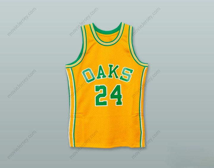 CUSTOM ANY Name Number RICK BARRY 24 YELLOW BASKETBALL JERSEY Top Stitched S-6XL