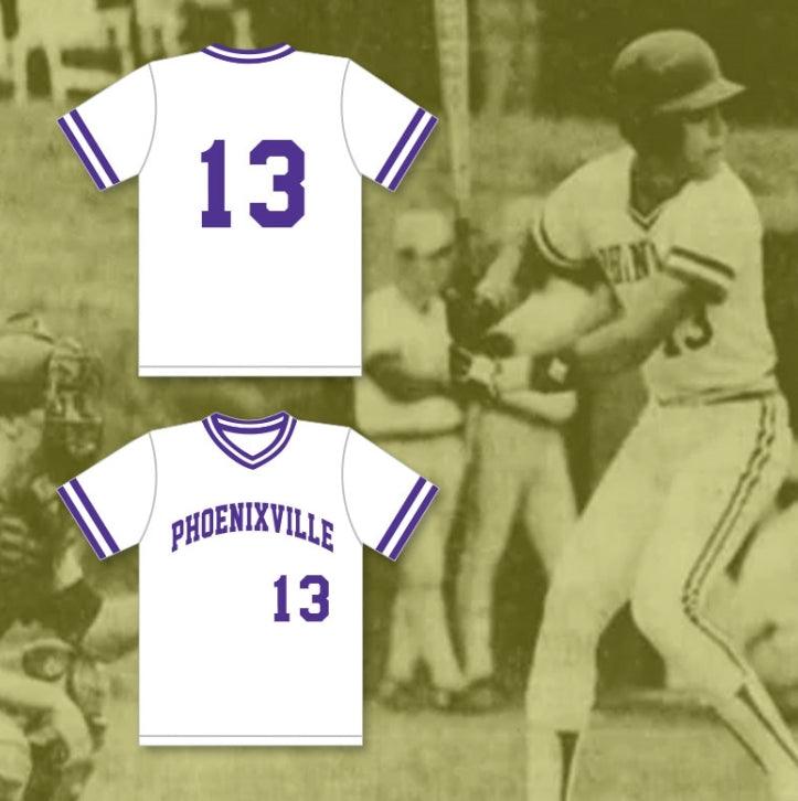 Custom Any Name Number MIKE PIAZZA 13  AREA HIGH SCHOOL PHANTOMS WHITE BASEBALL JERSEY 1 Top Stitched S-6XL