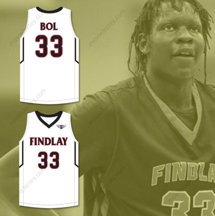 CUSTOM ANY Name Number BOL BOL 33  PREP WHITE BASKETBALL JERSEY 2 Top Stitched S-6XL