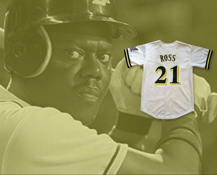 Custom Any Name Number BERNIE MAC STAN ROSS 21 PRO CAREER WHITE BASEBALL JERSEY MR 3000 Top Stitched S-6XL