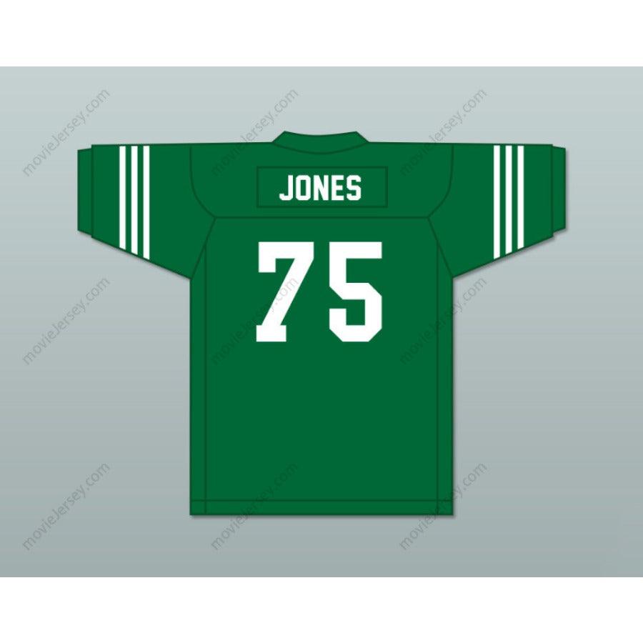 CUSTOM ANY Name Number DEACON JONES 75 HUNGERFORD VOCATIONAL HIGH SCHOOL BOBCATS GREEN FOOTBALL JERSEY Top Stitched S-6XL