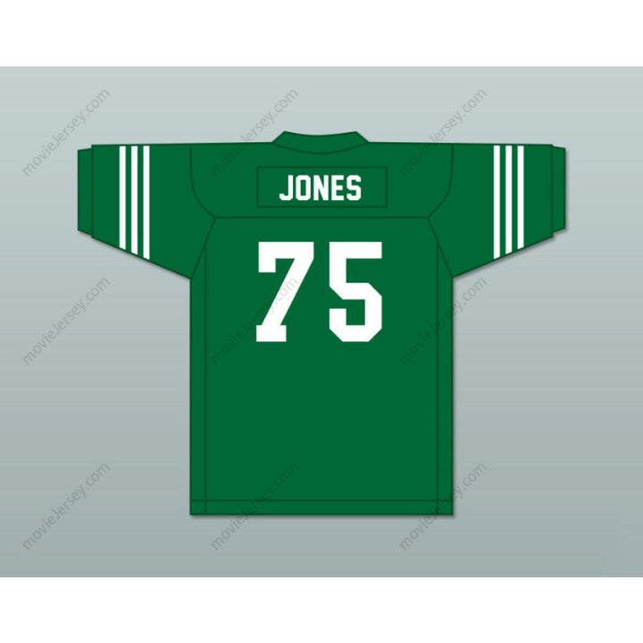 CUSTOM ANY Name Number DEACON JONES 75 HUNGERFORD VOCATIONAL HIGH SCHOOL BOBCATS GREEN FOOTBALL JERSEY Top Stitched S-6XL