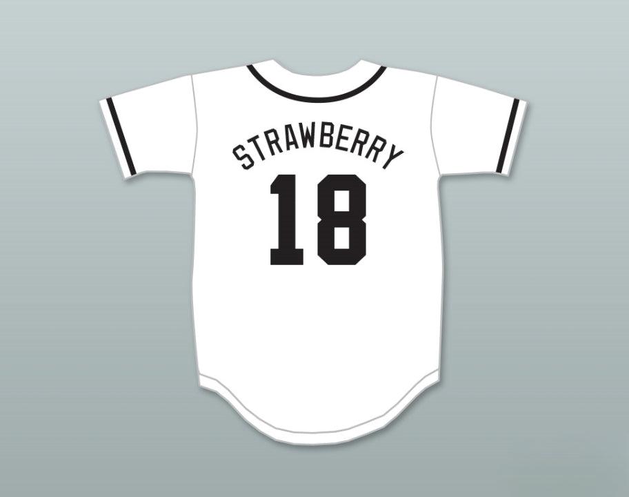 Custom Any Name Number DARRYL STRAWBERRY 18 SALAMANDERS BASEBALL JERSEY 1ST ANNUAL ROCK N' JOCK DIAMOND DERBY Top Stitched S-6XL