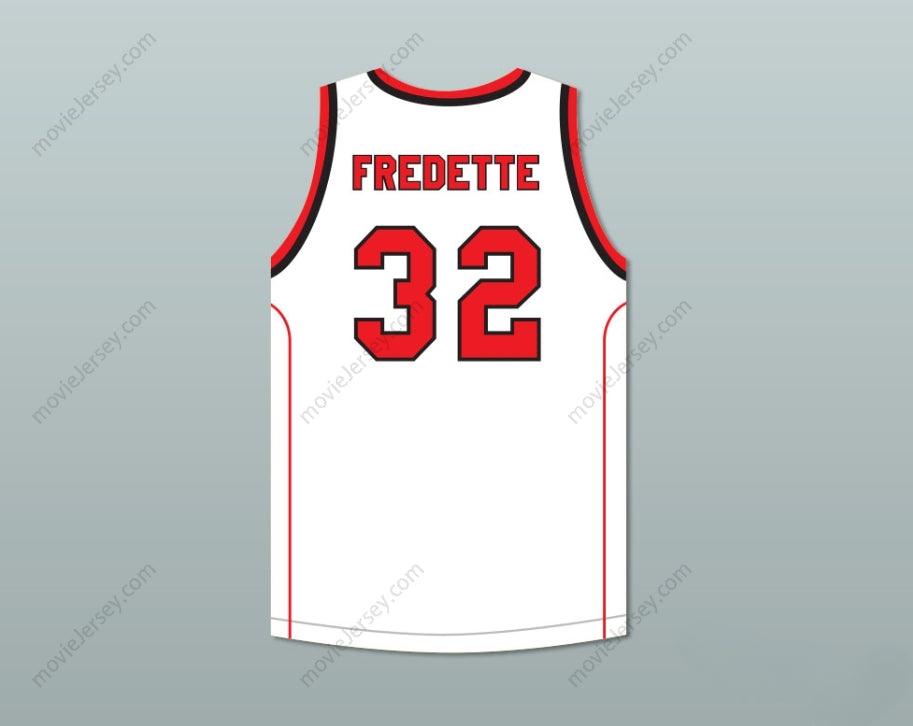 CUSTOM ANY Name Number JIMMER FREDETTE 32  INDIANS WHITE BASKETBALL JERSEY Top Stitched S-6XL