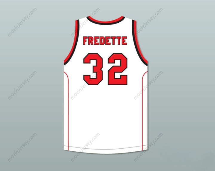 CUSTOM ANY Name Number JIMMER FREDETTE 32  INDIANS WHITE BASKETBALL JERSEY Top Stitched S-6XL