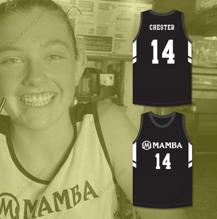 CUSTOM ANY Name Number PAYTON CHESTER 14 MAMBA BALLERS BLACK BASKETBALL JERSEY VERSION 3 Top Stitched S-6XL