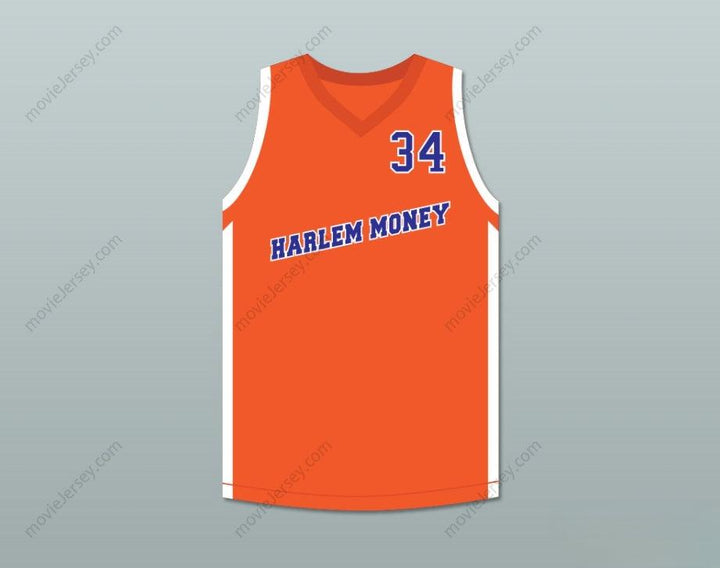 CUSTOM ANY Name Number SHAQUILLE O'NEAL BIG FELLA 34 HARLEM MONEY BASKETBALL JERSEY UNCLE DREW Top Stitched S-6XL