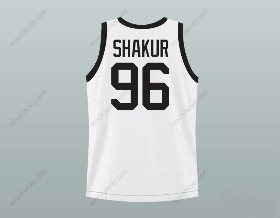 CUSTOM ANY Name Number THUG LIFE 2PAC SHAKUR WHITE BASKETBALL JERSEY ANY NUMBER OR PLAYER Top Stitched S-6XL