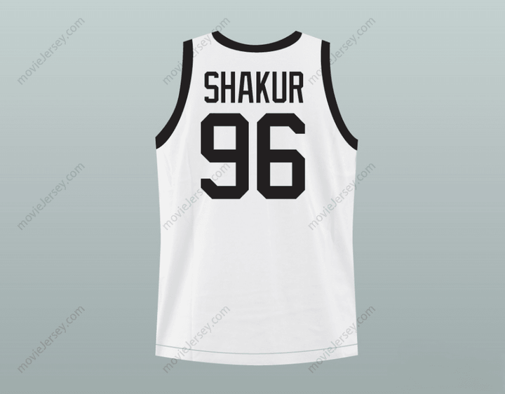 CUSTOM ANY Name Number THUG LIFE 2PAC SHAKUR WHITE BASKETBALL JERSEY ANY NUMBER OR PLAYER Top Stitched S-6XL