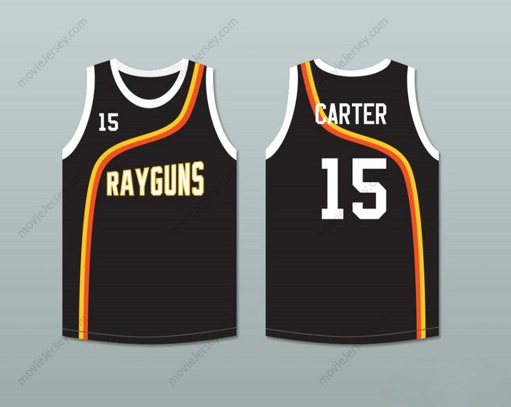 CUSTOM ANY Name Number VINCE CARTER 15 ROSWELL RAYGUNS BLACK BASKETBALL JERSEY Top Stitched S-6XL
