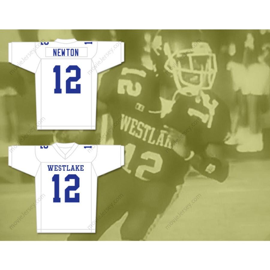 CUSTOM ANY Name Number CAM NEWTON 12 WESTLAKE HIGH SCHOOL HOME FOOTBALL JERSEY Top Stitched S-6XL