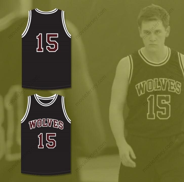 CUSTOM ANY Name Number ANTHONY KELLER 15  HIGH SCHOOL BLACK BASKETBALL JERSEY Top Stitched S-6XL