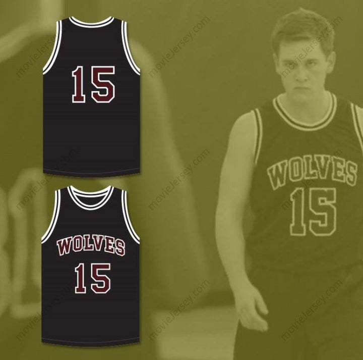CUSTOM ANY Name Number ANTHONY KELLER 15  HIGH SCHOOL BLACK BASKETBALL JERSEY Top Stitched S-6XL