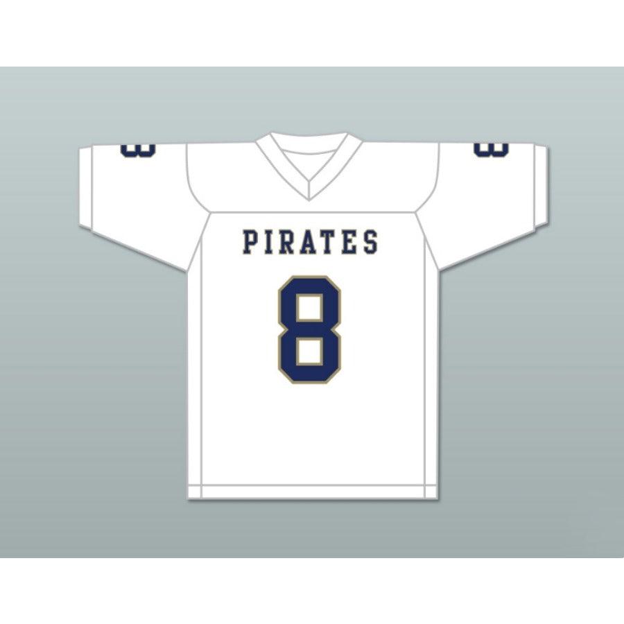 CUSTOM ANY Name Number DELRICK ABRAMS 8 INDEPENDENCE COMMUNITY COLLEGE PIRATES Football Jersey Top Stitched S-6XL