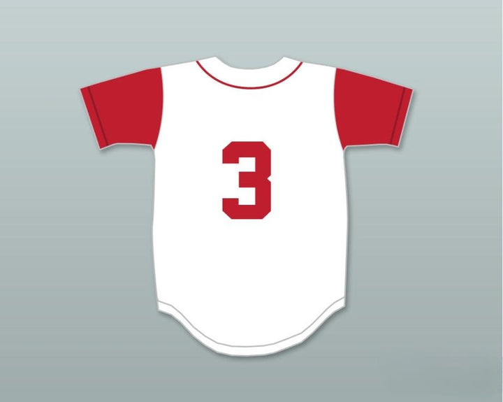 Custom Any Name Number BLAKE TREINEN 3   HIGH SCHOOL INDIANS WHITE BASEBALL JERSEY 1 Top Stitched S-6XL