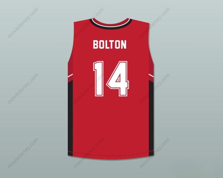 CUSTOM ANY Name Number TROY BOLTON 14 EAST HIGH SCHOOL WILDCATS RED BASKETBALL JERSEY Top Stitched S-6XL