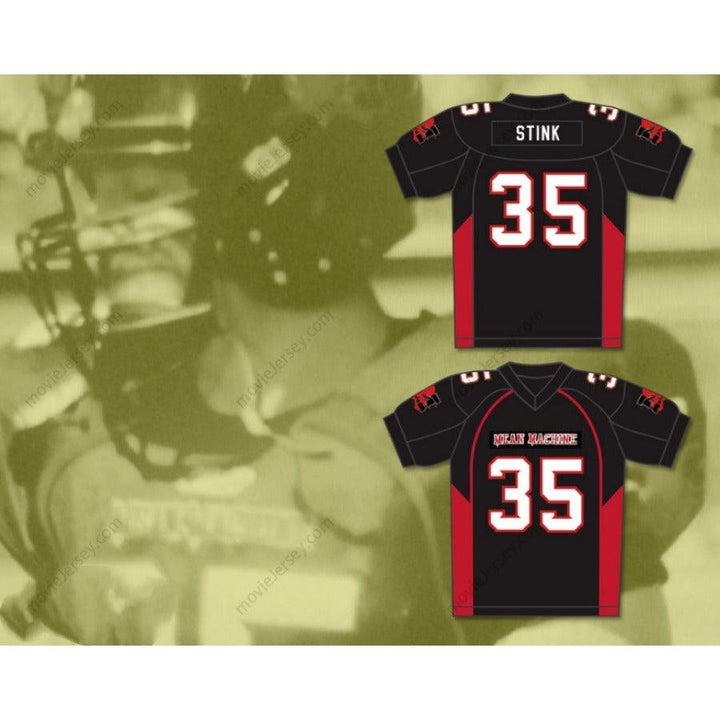 CUSTOM ANY Name Number 35 STINK MEAN MACHINE CONVICTS Football Jersey Top Stitched S-6XL