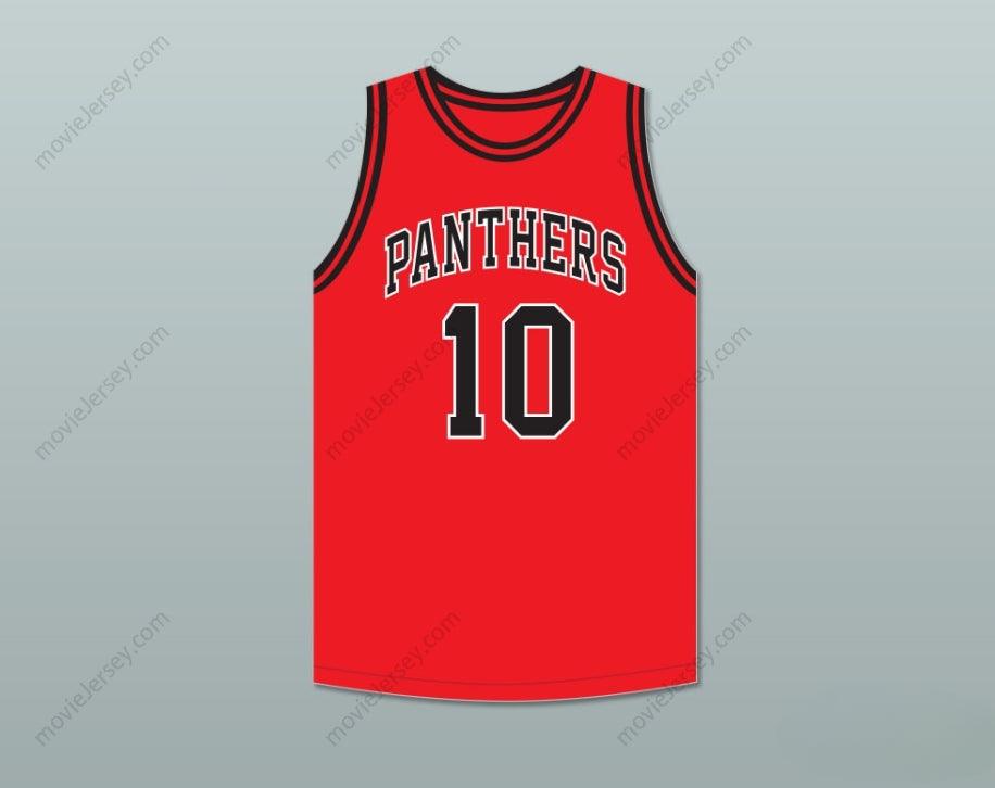 CUSTOM ANY Name Number MAURICE CHEEKS 10 DUSABLE HIGH SCHOOL PANTHERS RED BASKETBALL JERSEY 1 Top Stitched S-6XL