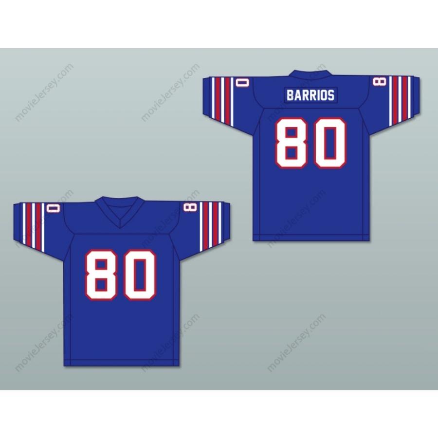 CUSTOM ANY Name Number 1974 WFL STEVE BARRIOS 80 BIRMINGHAM AMERICANS ROAD Football Jersey Top Stitched S-6XL