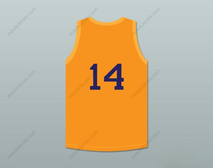 CUSTOM ANY Name Number ED SADOWSKI 14  REBELS ORANGE BASKETBALL JERSEY Top Stitched S-6XL