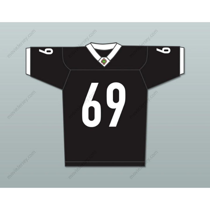 CUSTOM ANY Name Number PATRICK 'MADMAN' KELLY 69 MIAMI SHARKS WHITE TRIM FOOTBALL JERSEY ANY GIVEN SUNDAY Top Stitched S-6XL