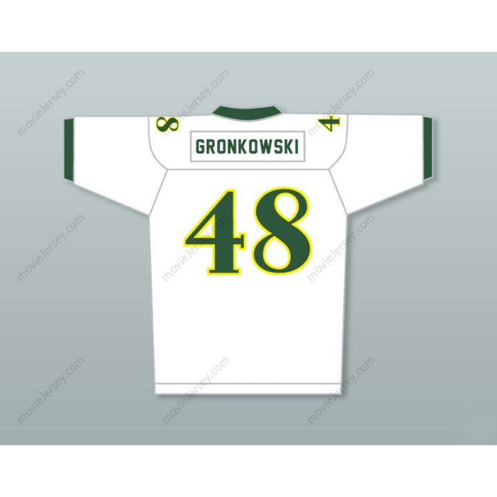 CUSTOM WHITE ROB GRONKOWSKI 48 NORTH HIGH SCHOOL FOOTBALL JERSEY Top Stitched S-6XL