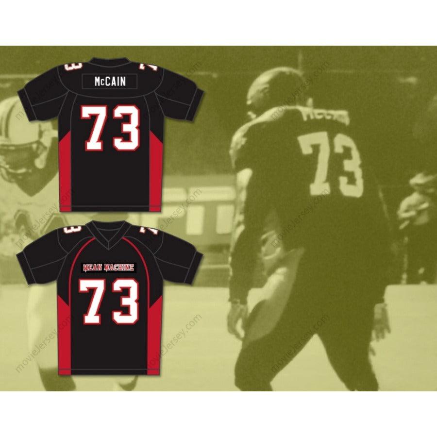 CUSTOM ANY Name Number 73 MCCAIN MEAN MACHINE CONVICTS FOOTBALL JERSEY INCLUDES PATCHES Top Stitched S-6XL