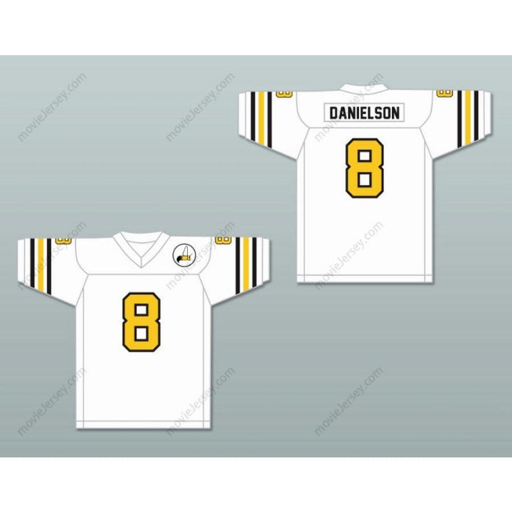 CUSTOM ANY Name Number 1974 WFL GARY DANIELSON 8 CHARLOTTE HORNETS ROAD Football Jersey Top Stitched S-6XL