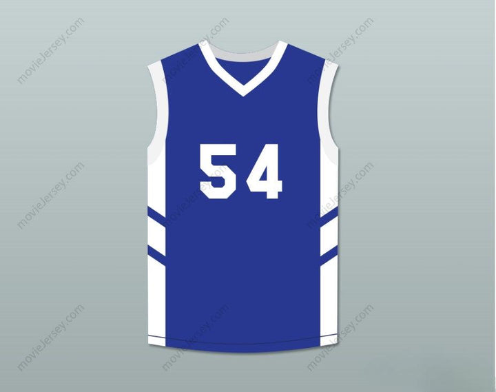 CUSTOM ANY Name Number ANTOINE '8TH WONDER' SCOTT 54 BLUE BASKETBALL JERSEY DENNIS RODMAN'S BIG BANG IN PYONGYANG Top Stitched S-6XL