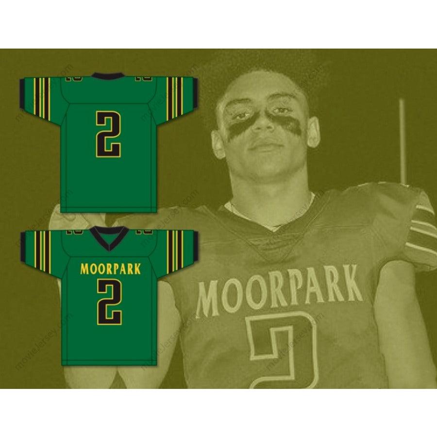 CUSTOM ANY Name Number DRAKE LONDON 2 MOORPARK HIGH SCHOOL MUSKETEERS Jersey Top Stitched S-6XL