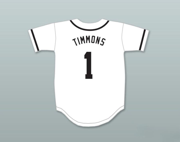 Custom Any Name Number TIMMY TIMMONS 1 BASEBALL JERSEY THE SANDLOT Top Stitched S-6XL