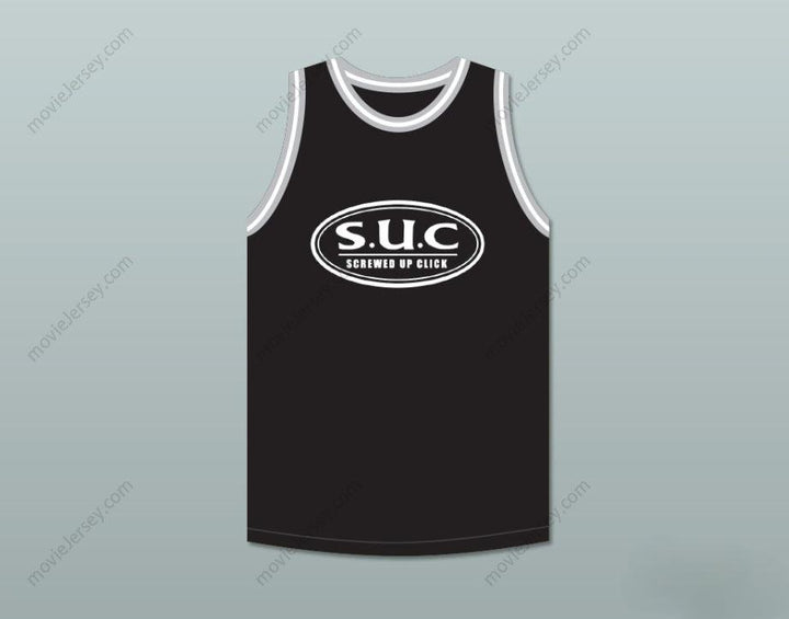 CUSTOM ANY Name Number GEORGE FLOYD BIG FLOYD 46 SUC SCREWED UP CLICK BASKETBALL JERSEY Top Stitched S-6XL