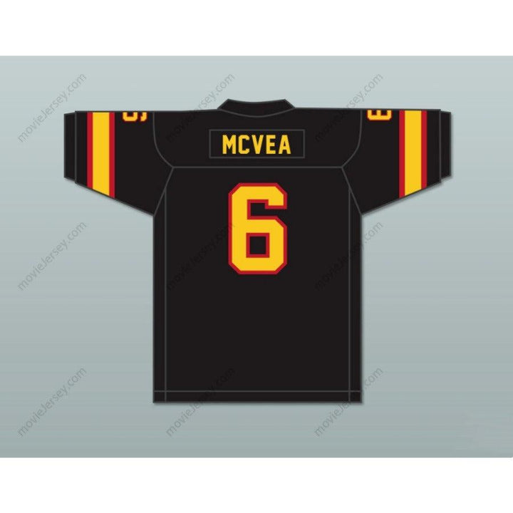 CUSTOM ANY Name Number 1974 WFL WARREN MCVEA 6 DETROIT WHEELS Football Jersey Top Stitched S-6XL