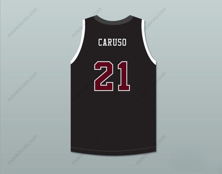 CUSTOM ANY Name Number ALEX CARUSO 21 A&M CONSOLIDATED HIGH SCHOOL TIGERS BLACK BASKETBALL JERSEY Top Stitched S-6XL