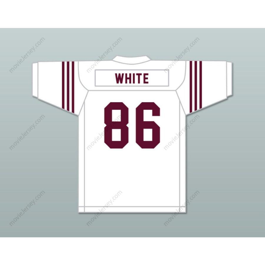 CUSTOM ANY Name Number REGGIE WHITE 86 HOWARD SCHOOL OF ACADEMICS AND TECHNOLOGY HUSTLIN TIGERS MAROON FOOTBALL JERSEY Top Stitched S-6XL