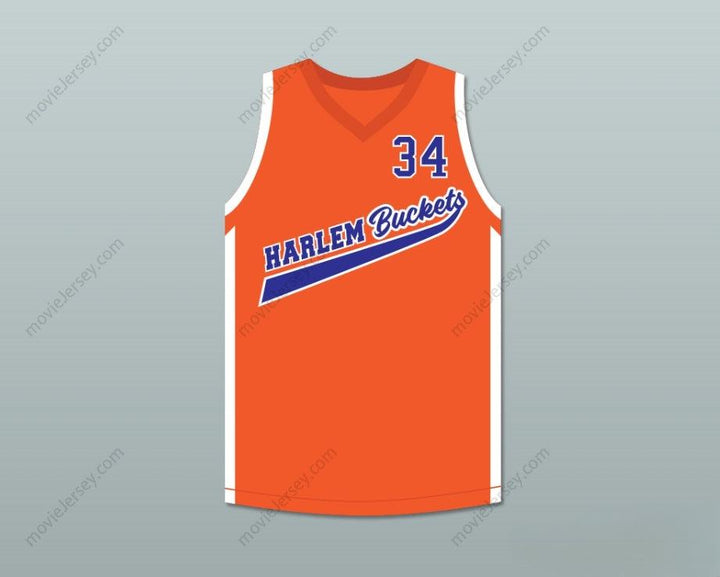 CUSTOM ANY Name Number SHAQUILLE O'NEAL BIG FELLA 34 HARLEM BUCKETS BASKETBALL JERSEY UNCLE DREW Top Stitched S-6XL