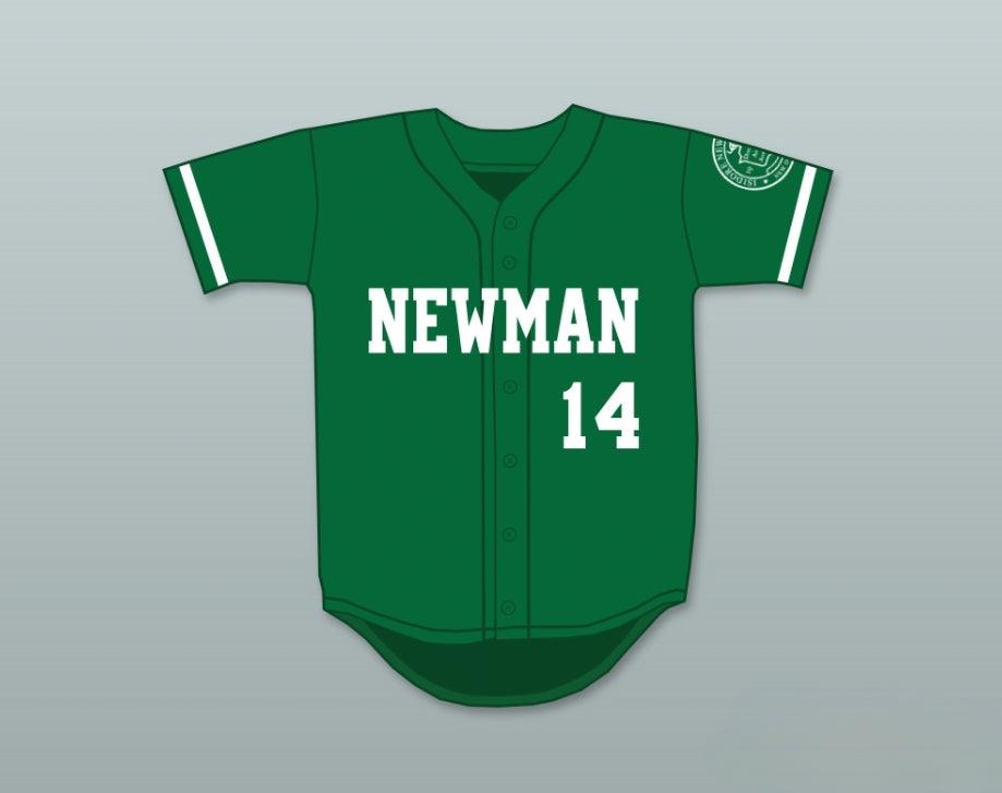 Custom Any Name Number PLAYER 14 ISIDORE NEWMAN HIGH SCHOOL GREEN BASEBALL JERSEY Top Stitched S-6XL