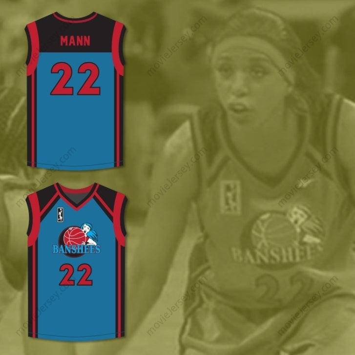 CUSTOM ANY Name Number MIGUEL A. NUNEZ JR. JUWANNA MANN 22 CHARLOTTE BANSHEES AWAY BASKETBALL JERSEY WITH WUBA PATCH Top Stitched S-6XL