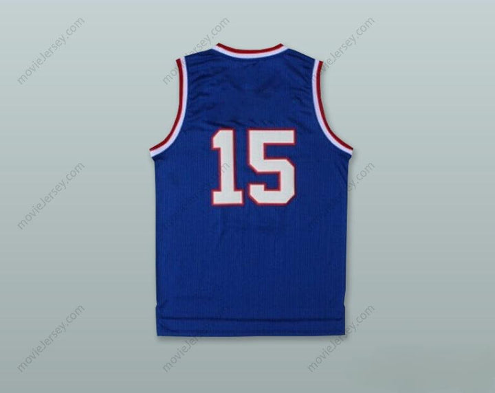 CUSTOM ANY Name Number ROCHESTER ROYALS 15 BLUE BASKETBALL JERSEY Top Stitched S-6XL
