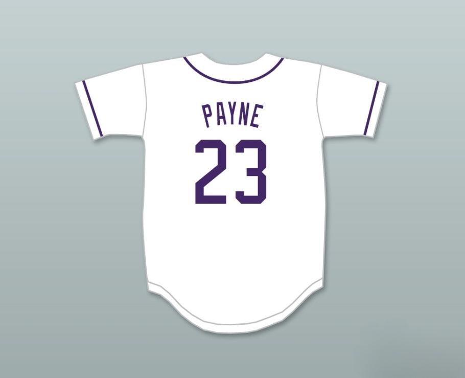 Custom Any Name Number MARTIN PAYNE 23 MORRIS BROWN COLLEGE WHITE BASEBALL JERSEY Top Stitched S-6XL