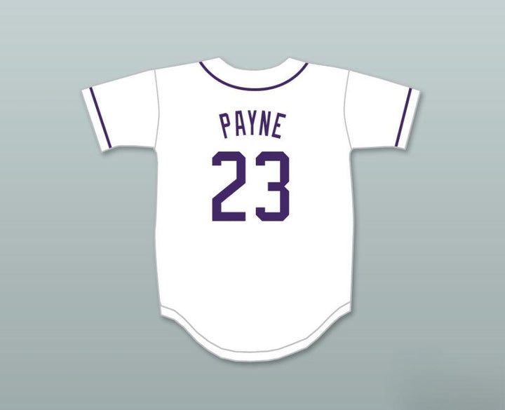 Custom Any Name Number MARTIN PAYNE 23 MORRIS BROWN COLLEGE WHITE BASEBALL JERSEY Top Stitched S-6XL