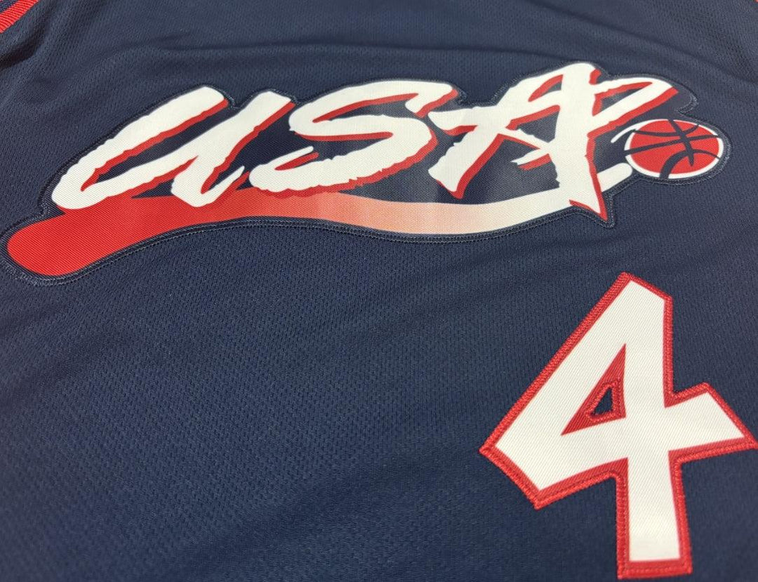 1996 CHARLES BARKLEY 4 USA AWAY BASKETBALL JERSEY S-XL