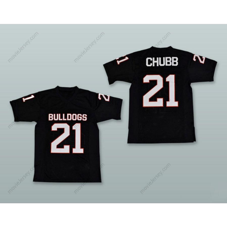CUSTOM ANY Name Number NICK CHUBB 21 CEDARTOWN HIGH SCHOOL BULLDOGS BLACK Football Jersey Top Stitched S-6XL