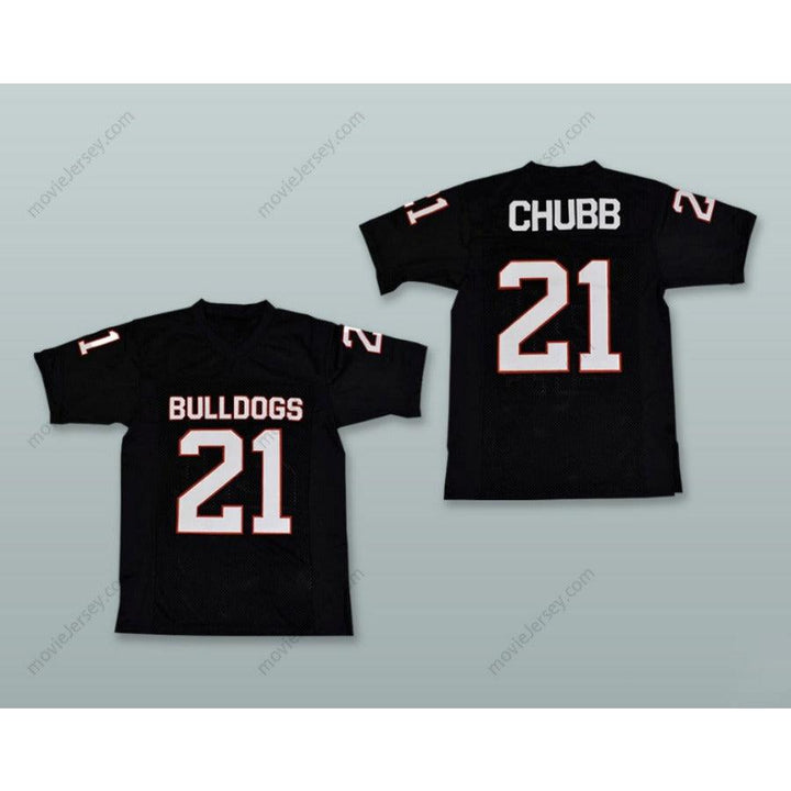 CUSTOM ANY Name Number NICK CHUBB 21 CEDARTOWN HIGH SCHOOL BULLDOGS BLACK Football Jersey Top Stitched S-6XL