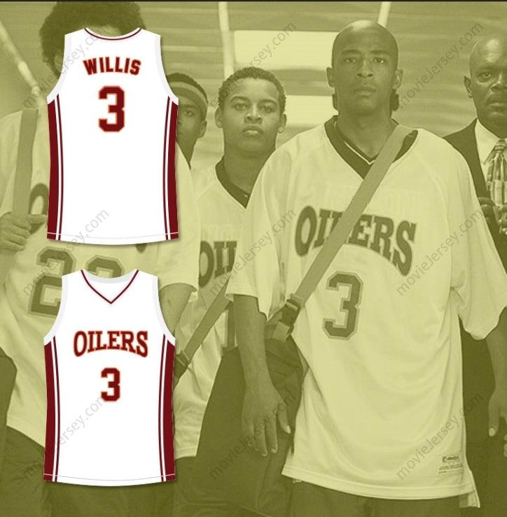 CUSTOM ANY Name Number ANTWON TANNER JARON 'WORM' WILLIS 3 RICHMOND OILERS AWAY BASKETBALL JERSEY COACH CARTER Top Stitched S-6XL